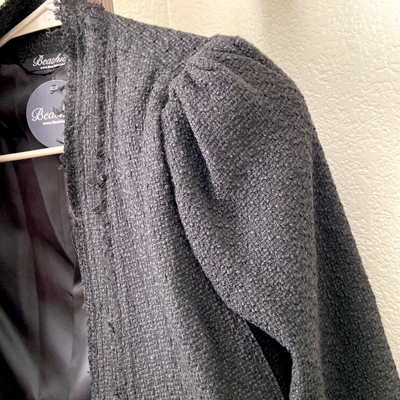 Beashion black with shoulder pads blazer - Picture 2 of 3